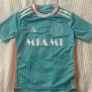 adidas Kids Miami Jersey - Teal and Orange